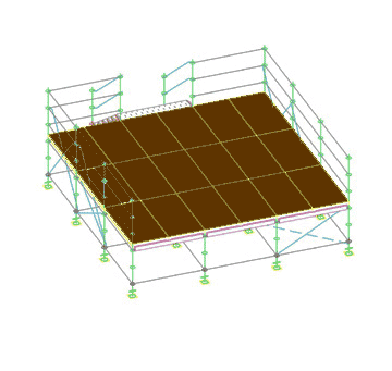 Palco modulare metri 6x6