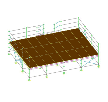 Palco modulare metri 8x6